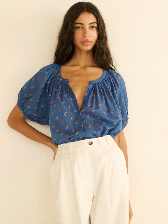 Doen Tops - NWT Doen June Top in Eartha Paisley Size Small